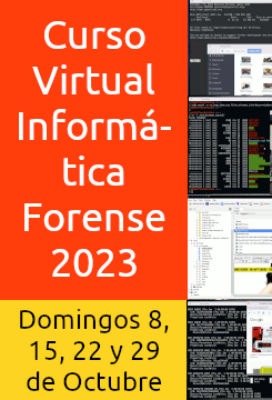 Último Curso Virtual Informática Forense 2023