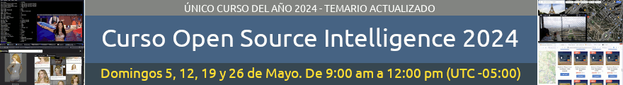 Único Curso Virtual OSINT 2024 Único Curso Virtual OSINT 2024