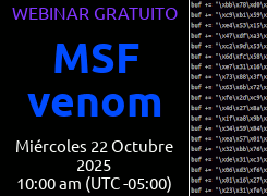 Webinar Gratuito: MSFvenom