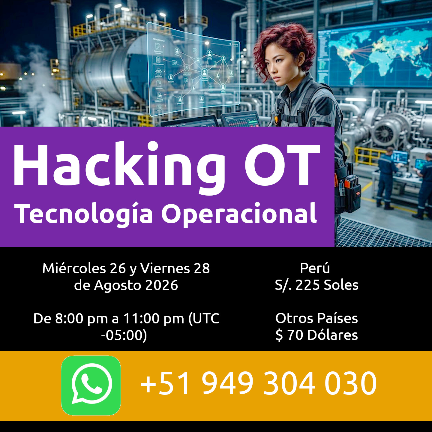 Curso Hacking OT - Tecnología Operacional